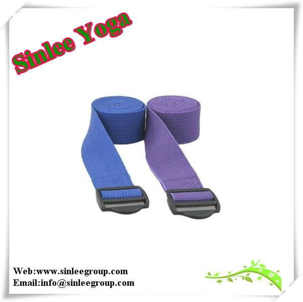  Cinch Buckle Cotton Yoga Strap