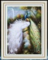 cross stitch second generation diamond painting green forest peacock gift decora 1