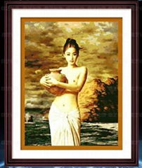 Diamond painting-cross stitch secnd generation girl gift decoration