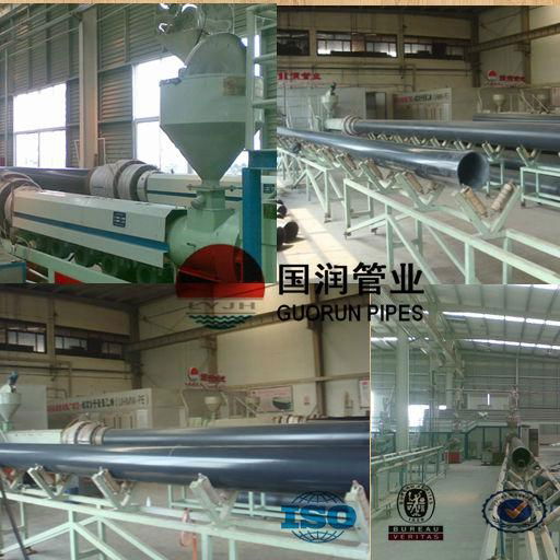 UHMWPE pipe used in mining industry and power plant 