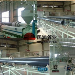 UHMWPE pipe used in mining industry and power plant