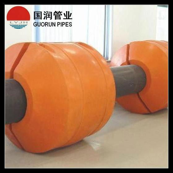 leak free hdpe dredge pipe with floater for the marine and hydraulic dredging in 3