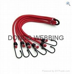 heavy duty multi-arms spider elastic bungee shock cord with steel hooks