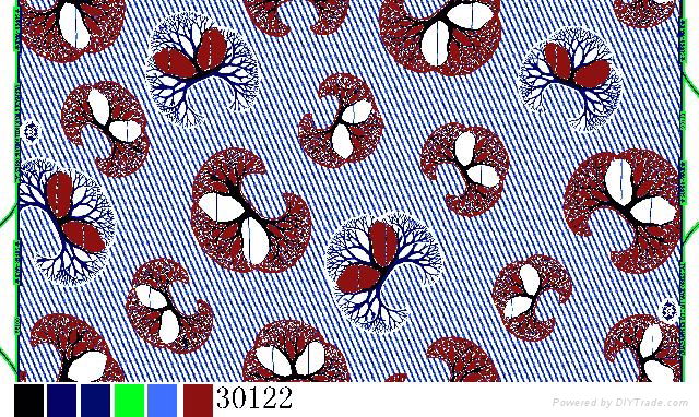 Good Quality 100% Cotton Flower Reactive Printed Fabric London Wax     3