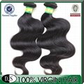 Hot selling 100% unprocessed human remy hair extension body wave brazilian hair 5