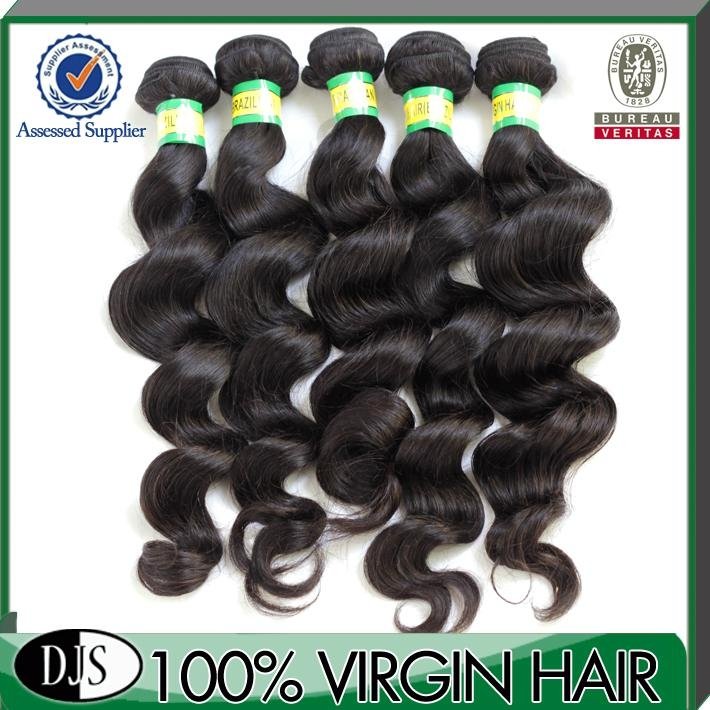 High quality popular loose wave brazilian virgin hair 3