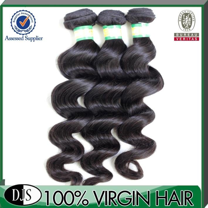 High quality popular loose wave brazilian virgin hair 4