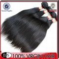 Peruvian natural straight human virgin hair 5a grade 3