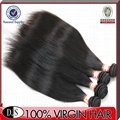 Peruvian natural straight human virgin hair 5a grade 5