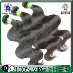 Brazilian virgin body wave human hair 