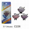 Wholesale Golf Cartoon Ball Marker & Golf Cap Clip  2