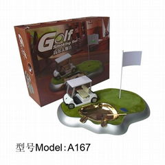 golf ashtray golf promotional gift golf gift set 