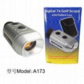 Digital golf range finder golf electronic range finder popular golf range finder