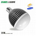 Dimmable LED Bulb 20W E27 36pcs Samsung