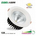 Dimmable LED down light 15W