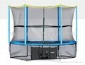 Trampoline with safety enclosure 1