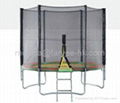 Trampoline with safety enclosure 1