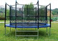 Trampoline with safety enclosure 2