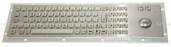 keyboard with trackball and keypad