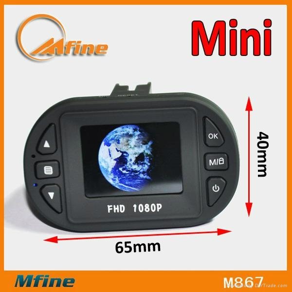 1080p 25fps mini size car camera 12 IR lights  2