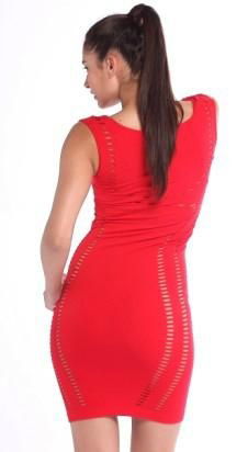 women's seamless sleeveless mesh dress 4