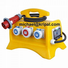 Portable power distribution box