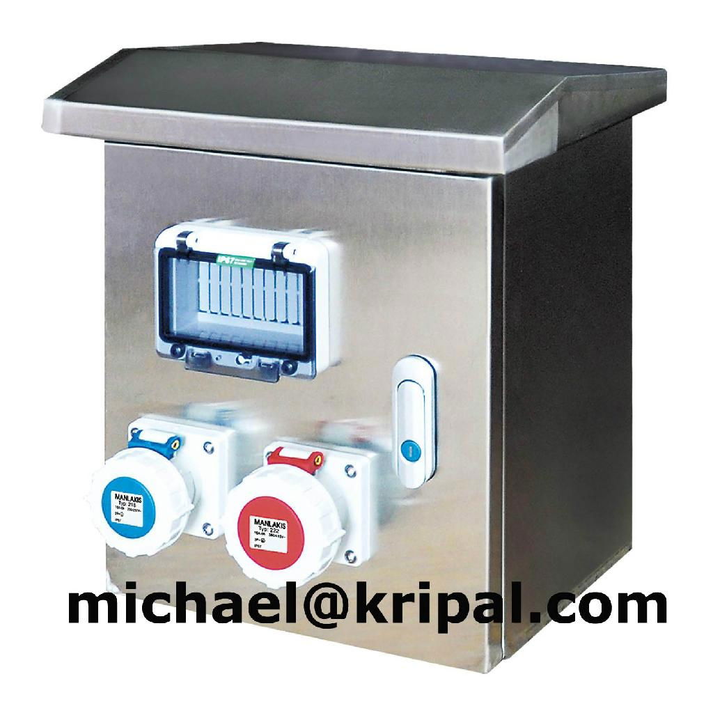 Portable power distribution box 3