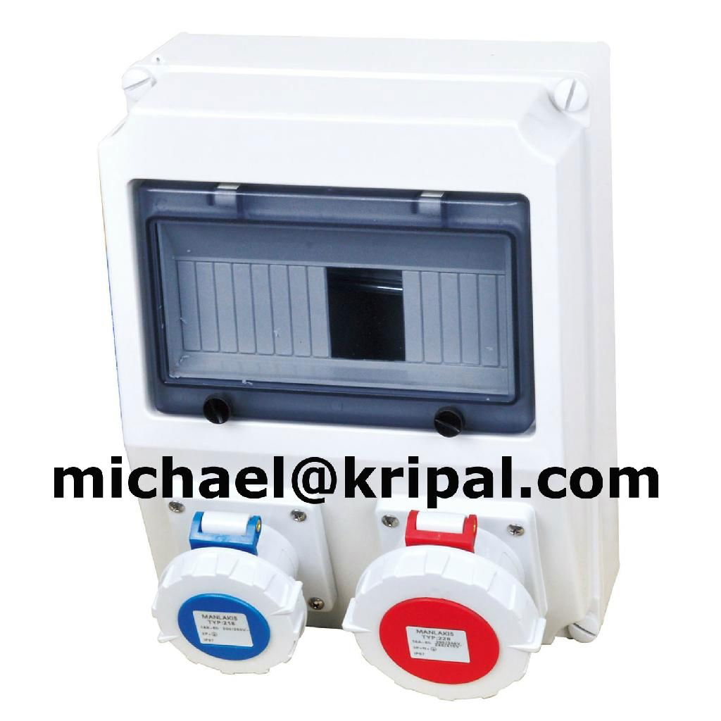 Portable power distribution box 5