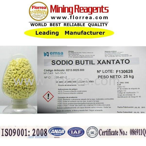 Sodium n-butyl Xanthate  (SBX or SNBX)