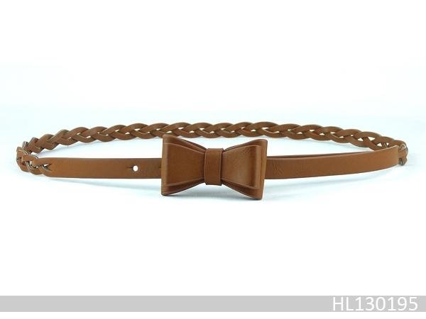 Bowknot buckle design belts for girls/ladies