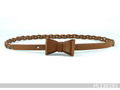 Bowknot buckle design belts for girls/ladies
