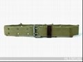 Men's Fabric Belt with Gunmetal Buckle