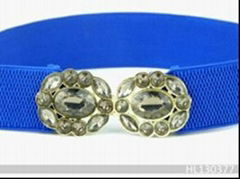 Attractive Blue Elastic Belt