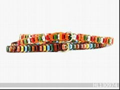 Colorful braided lady’s fashion belt