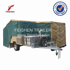 easy folding hard floor camper trailer