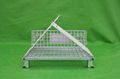 Folding Steel Wire Mesh Display Storage Stacking Cage Container  4