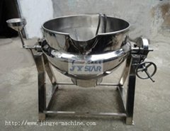 Tilting steam jacketed kettle for liquid drink