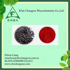 100% natural Black Rice extract with Anthocyanidin