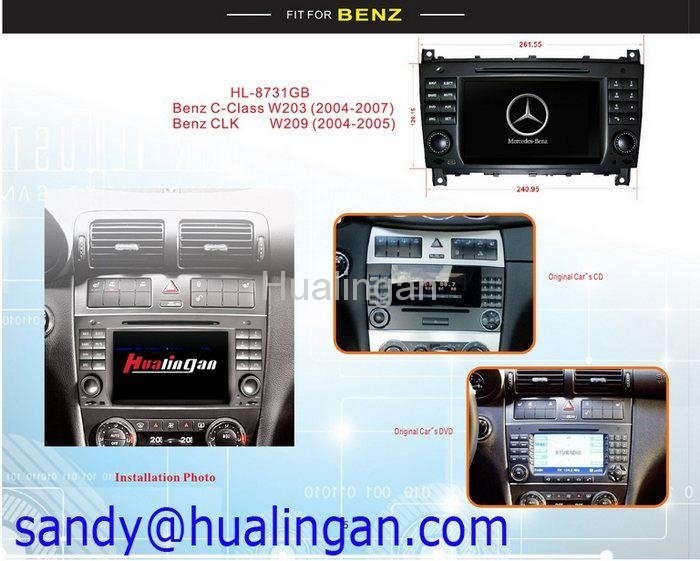Car DVD player for Benz 