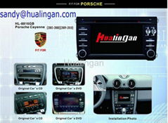 Car DVD player for Porsche