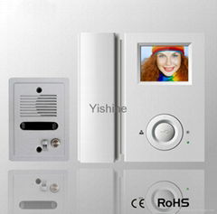 3.5 inch video intercom system pinhole camera