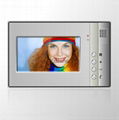 7 inch video door phone metal shell hansfree  1