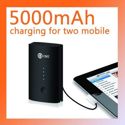 QYG 5000mAh power bank portable battery pack for iPhone5 2