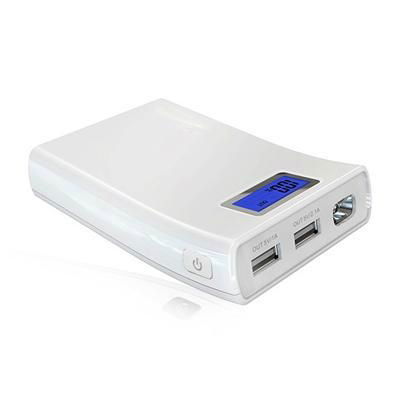 High 10400mAh Portable Mobile Power Bank With Two Outputs