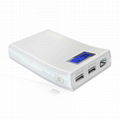 High 10400mAh Portable Mobile Power Bank With Two Outputs