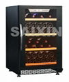 54 bottle single zone glass door Compressor Wine Cellar 1