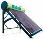 Pressurized Solar water heater with heat pipe