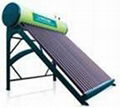 Pressurized Solar water heater with heat pipe