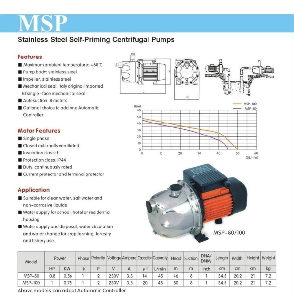 MSP Water pump centrifugal pump 3