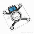 Wireless Bluetooth Body Fat Scale for iOS with 8mm Tempered Safety Glass Platfor 1